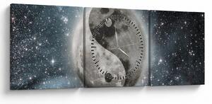 Tablou - Echilibrul cosmic (cu ceas) (90x30 cm)