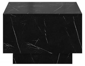 Măsuță de cafea Nasonat 60 x 60 (Negru Marmură royal) (cu sp. depozitare). 1103741