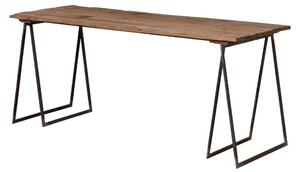 Masa dining, din lemn reciclat, cu aspect vintage, Sutton