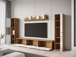 Mobilier living Ikinra XL (Stejar wotan + Negru) . 1104554