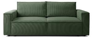 Canapea Extensibilă 3 locuri CLOUD, cu ladă de depozitare, 240x87x85 cm, Verde-Zoom