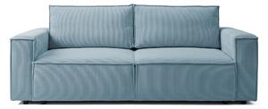 Canapea Extensibilă 3 locuri CLOUD, cu ladă de depozitare, 240x87x85 cm, Albastru-Deschis-Zoom