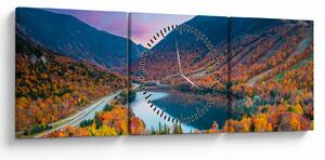Tablou - White Mountain, New Hampshire, USA (cu ceas) (90x30 cm)