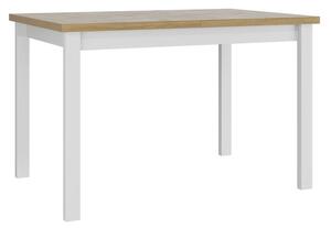 Masă sufragerie extensibilă Deasal 80 x 120 150 I (Stejar sonoma + Alb) (pentru 2-6 persoane). 1105364