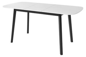 Masă sufragerie extensibilă 130 cm Grospan S 130x80 (Alb + Negru) (pentru 4-6 persoane). 1105347