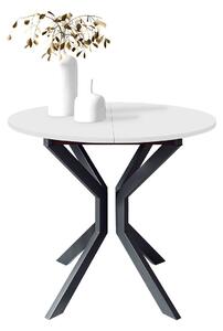 Z0ND0 Masă sufragerie extensibilă 90 cm Kertare M 90 (Alb + Negru) (pentru 2-4 persoane). 1105351