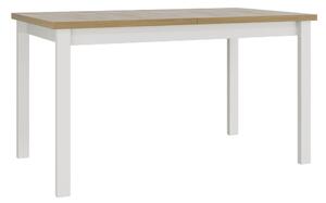 Masă sufragerie extensibilă 140 cm Deasal 80 x 140/180 II (Stejar sonoma + Alb) (pentru 6-8 persoane). 1105350