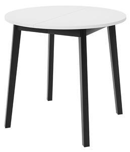 Masă sufragerie extensibilă 90 cm Kertare S 90 (Alb + Negru) (pentru 2-4 persoane). 1105354