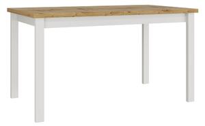 Z0ND0 Masă sufragerie extensibilă Deasal 80 x 140 180 II (Stejar artisan + Alb) (pentru 4-8 persoane). 1105368