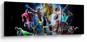 Tablou - Sport (cu ceas) (90x30 cm)