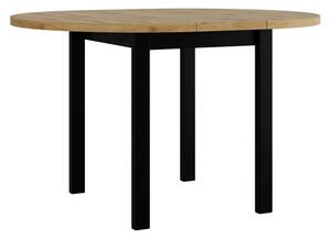 Masă sufragerie extensibilă Messas 100 130 II L (Stejar artisan + albă) (pentru 2-4 persoane). 1105399