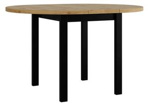 Masă sufragerie extensibilă Messas 100 130 II L (Stejar artisan + albă) (pentru 2-4 persoane). 1105399