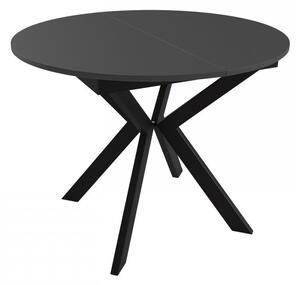 Masă sufragerie extensibilă Ulnasia 100 (Negru + Negru molet) (pentru 2-4 persoane). 1105410