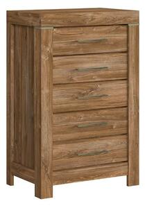 Comoda GENT, stejar stirling, PAL laminat, 70x45x110 cm
