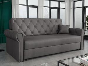 Canapea extensibilă Clovea Roma IV (Gri închis) (cu sp. depozitare). 1105524