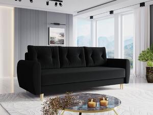 Z0ND0 Canapea extensibilă Keklat (Negru) (cu sp. depozitare). 1105552