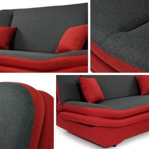 Z0ND0 Canapea extensibilă Lehti (Gri) (cu sp. depozitare). 1105559