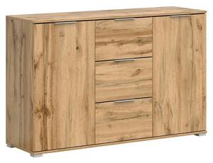 Comoda ZELE, stejar wotan, PAL laminat, 135x41x86 cm