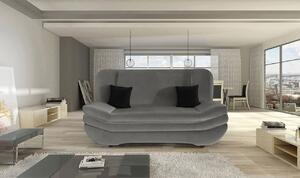 Z0ND0 Canapea extensibilă Lehti (Gri + Negru) (cu sp. depozitare). 1105556