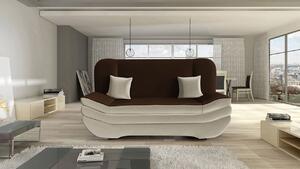 Z0ND0 Canapea extensibilă Lehti (maro + crem) (cu sp. depozitare). 1105564
