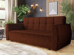 Z0ND0 Canapea extensibilă Pexalo (maro) (cu sp. depozitare). 1105607