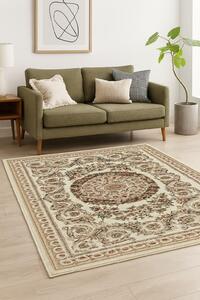 Covor Clasic, Model Lotos 539 100 Dreptunghiular, Crem Bej Dreptunghi, 150x230