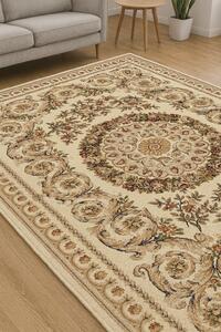 Covor Clasic, Model Lotos 539 100 Dreptunghiular, Crem Bej 80 x 150, Dreptunghi