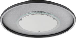 Globo 68288D3 - Lampă de tavan LED MIRRORA 40W/230V, diam. 51,5 cm, neagră