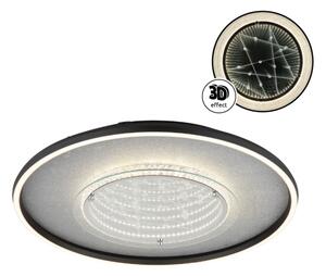 Globo 68288D3 - Lampă de tavan LED MIRRORA 40W/230V, diam. 51,5 cm, neagră