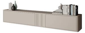 Comodă TV Oratio I, Negru, Cașmir, MDF, PAL laminat, 30x190x31cm, 28 kg
