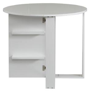 Masa plianta MIDDLE, alb, PAL melaminat, 90x45x77 cm