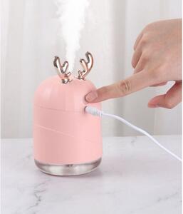 Difuzor de arome LED USB 200ml Deer Pink