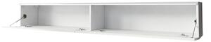 Dulap TV Dlana 180 MDF (Negru grafit + Negru) (cu iluminat LED alb). 1106209