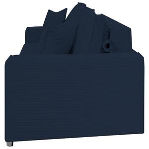 Canapea extensibila Lincoln cu lada de depozitare, L77 bleumarin, 230x100x82