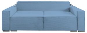 Canapea extensibila Lincoln cu lada de depozitare, L70 albastru deschis, 230x100x82