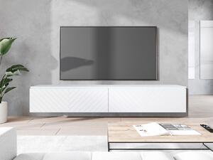 Dulap TV Dlana 180 MDF (Alb + Alb ) (cu iluminat LED alb). 1106212