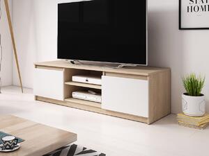 Z0ND0 Dulap TV Zekazo (Stejar sonoma + Alb) . 1106284