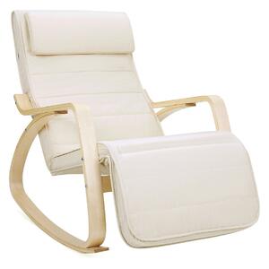 Balansoar, scaun de relaxare, suport pentru picioare reglabil in 5 grade | SONGMICS
