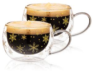 Pahare termo cappuccino 4Home Snow Hot&Cool270 ml, 2 buc