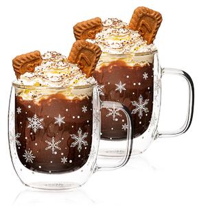 Pahare termo 4Home Hot&Cool Snowflake 350 ml,2 buc