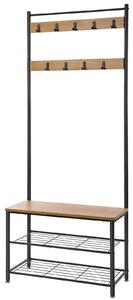 Raft cu suport pentru pantofi 70x175x32 cm | VASAGLE