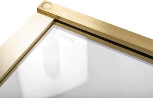 Ușă de duș Rea Hugo 80 Gold Brush + profil