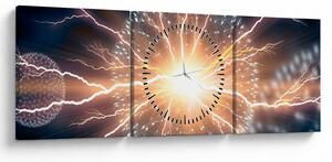Tablou - Atom (cu ceas) (90x30 cm)