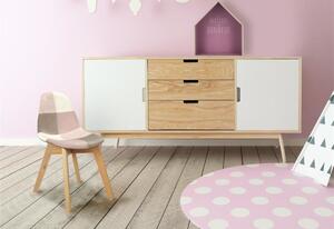 Scaun pentru copii LONELA, 31x58x35, roz