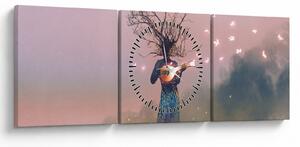 Tablou - Natura vie (cu ceas) (90x30 cm)