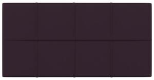 Panouri de perete 12 buc. violet 60x30 cm textil 2,16 m²