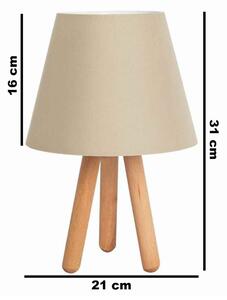 Lampadar nuc bej, Homs,HW1001