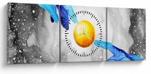 Tablou - Conexiune (cu ceas) (90x30 cm)