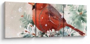 Tablou - Cardinal (cu ceas) (90x30 cm)