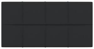 Panouri de perete 12 buc. negru 60x30 cm textil 2,16 m²